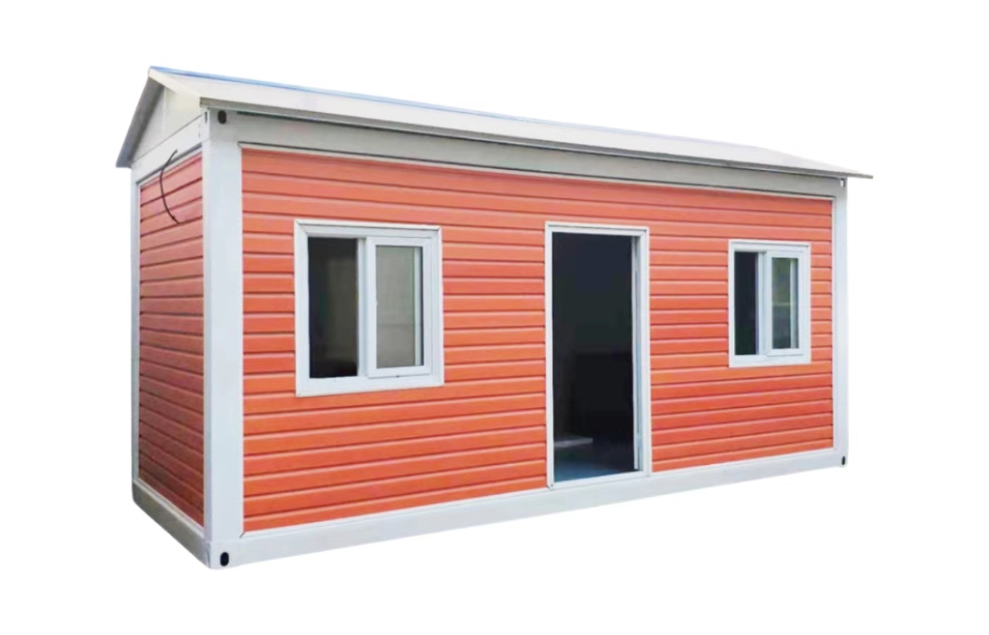 Dostosowany stały dom kontenerowy o długości 20 stóp z oknem sięgającym od podłogi do sufitu Dostosowany stały dom kontenerowy o długości 20 stóp z oknem sięgającym od podłogi do sufitu