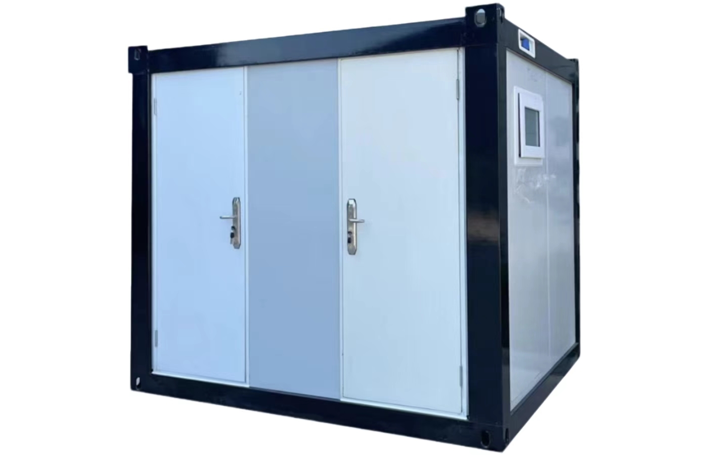 Dostosowany stały dom kontenerowy o długości 20 stóp z oknem sięgającym od podłogi do sufitu Dostosowany stały dom kontenerowy o długości 20 stóp z oknem sięgającym od podłogi do sufitu