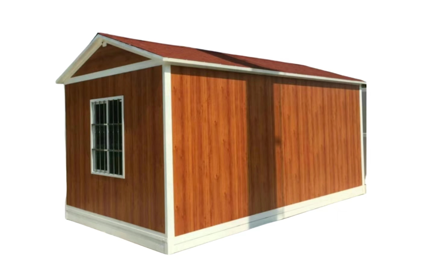 Dostosowany stały dom kontenerowy o długości 20 stóp z oknem sięgającym od podłogi do sufitu Dostosowany stały dom kontenerowy o długości 20 stóp z oknem sięgającym od podłogi do sufitu