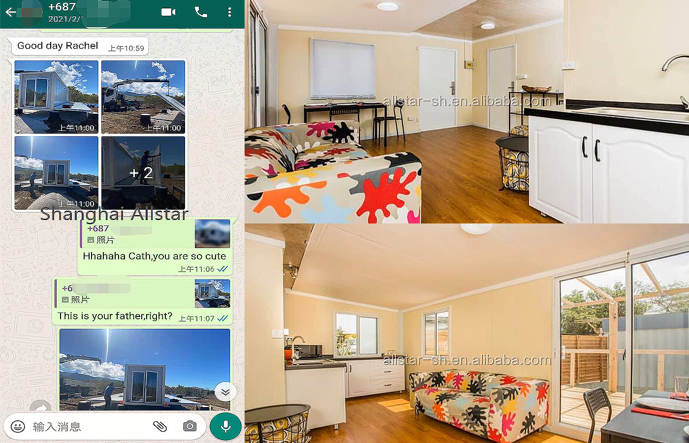 Luksusowy, dostosowany do indywidualnych potrzeb kontener o długości 30 stóp, o wysokości 40 stóp, z metalową zewnętrzną płytą klinową Luksusowy, dostosowany do indywidualnych potrzeb kontener o długości 30 stóp, o wysokości 40 stóp, z metalową zewnętrzną płytą klinową