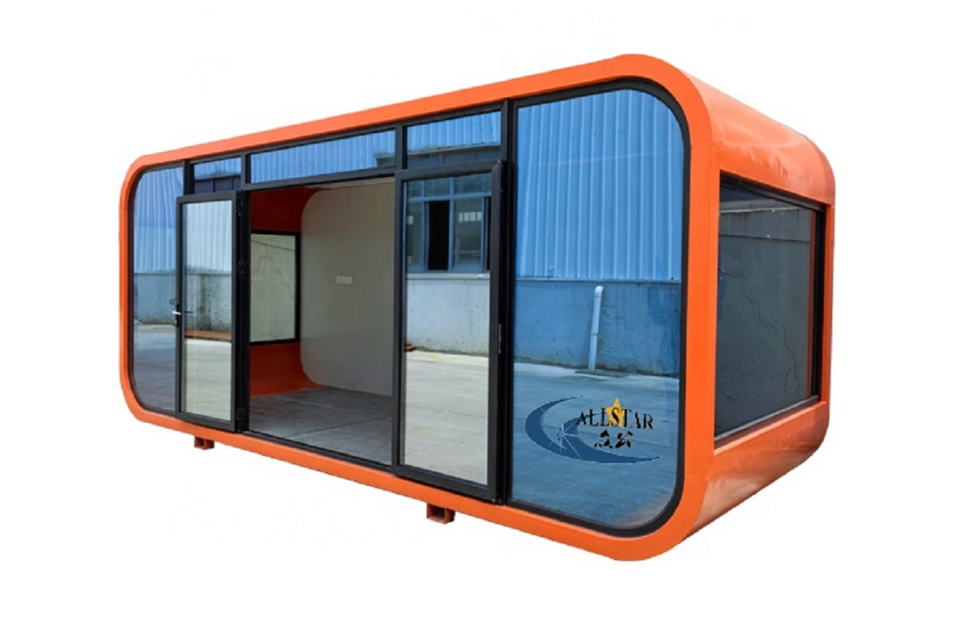 20-stopowy nowoczesny, dostosowany dom kontenerowy Apple Wysoki luksusowy dom znajduje się bezpośrednio w domu